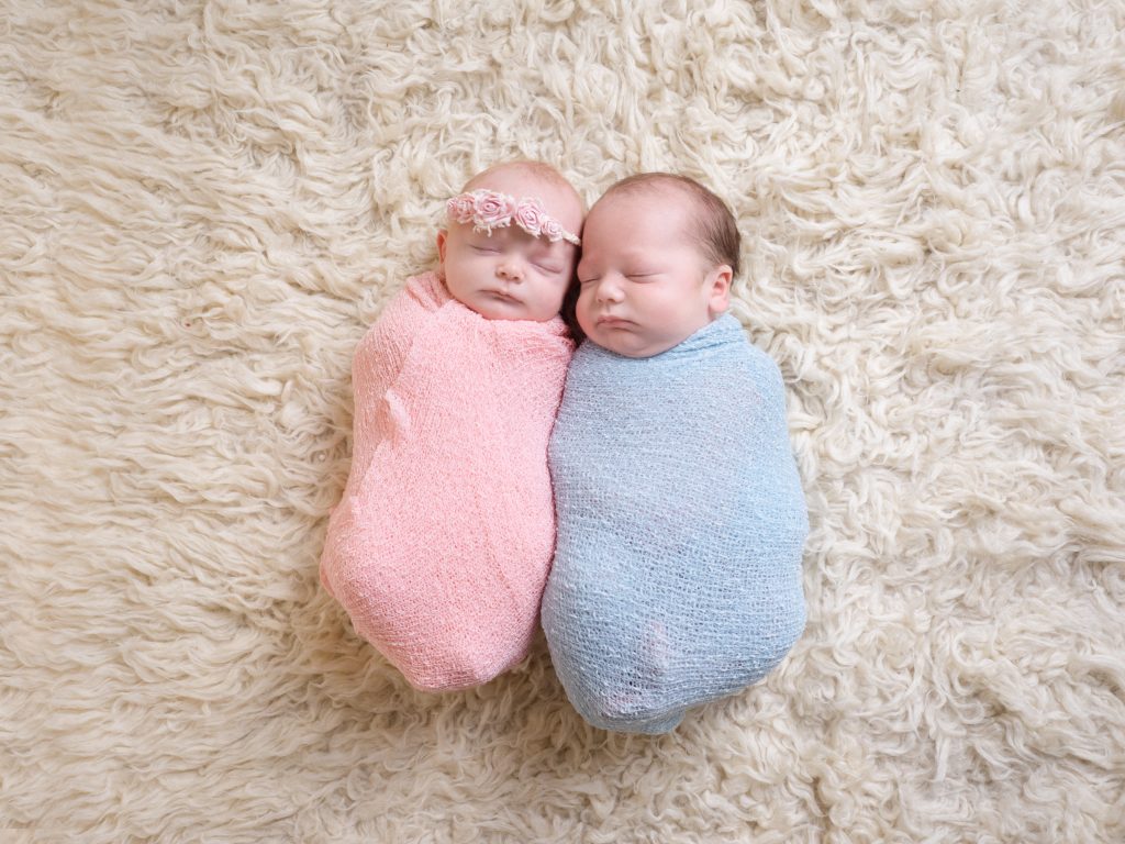 simple Twins Baby Newborn Photographer